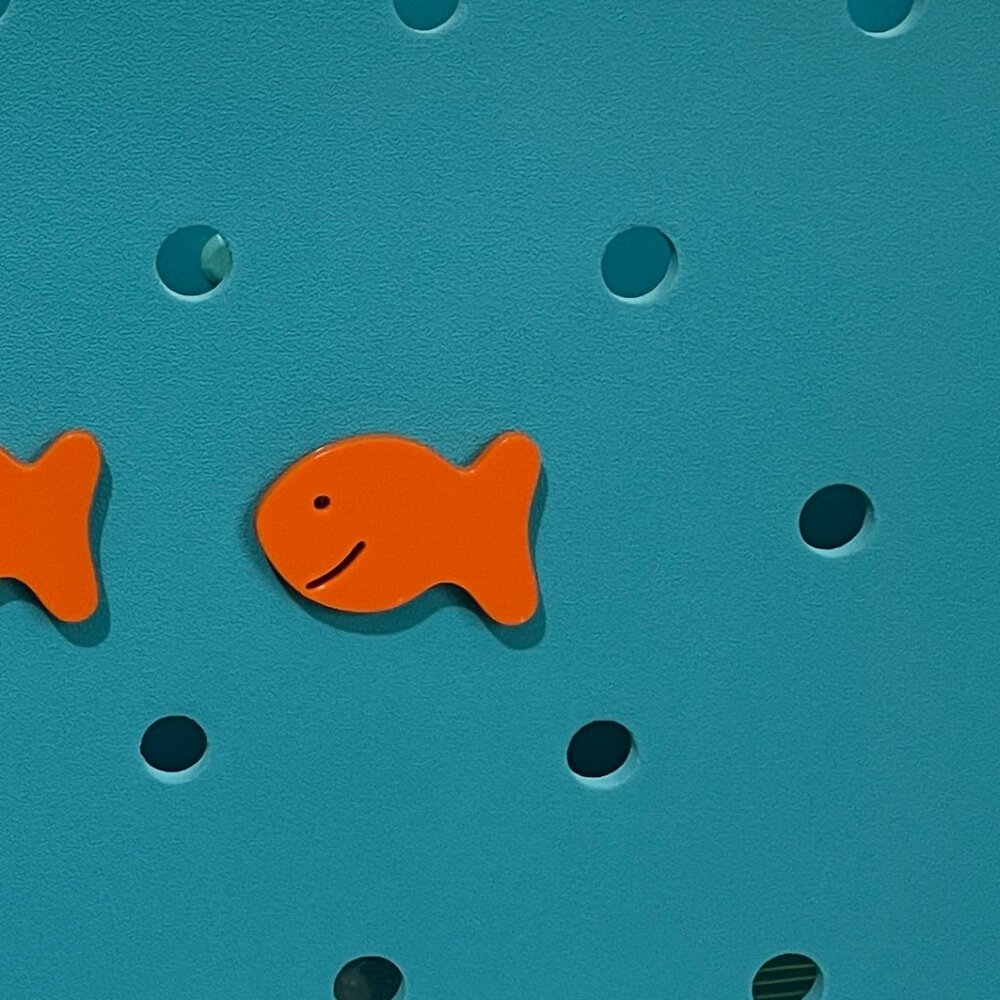 1 Goldfish Bogg Charm-Snack Food Bogg Charm-Mom and Baby Goldfish Bogg Cha…